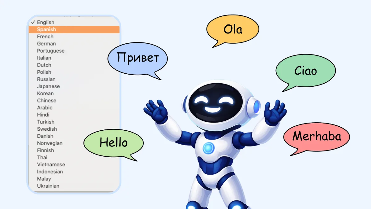 Multilingual Video Creation